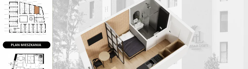 Mieszkanie w inwestycji: Hussar Loft - Apartamenty inwestycyjne