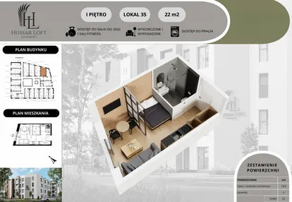 Mieszkanie w inwestycji: Hussar Loft - Apartamenty inwestycyjne