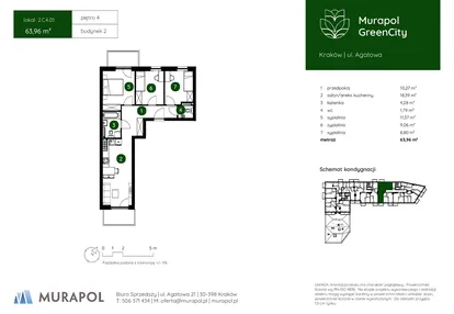 Mieszkanie w inwestycji: Murapol GreenCity bud. 2