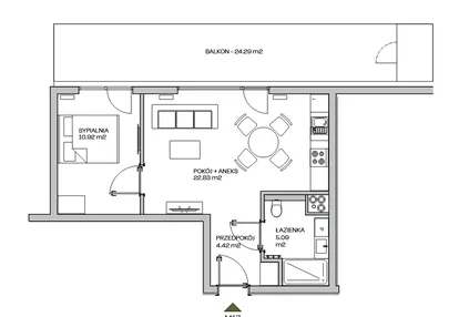 Mieszkanie w inwestycji: Zielona Marina - Apartamenty inwestycyjne