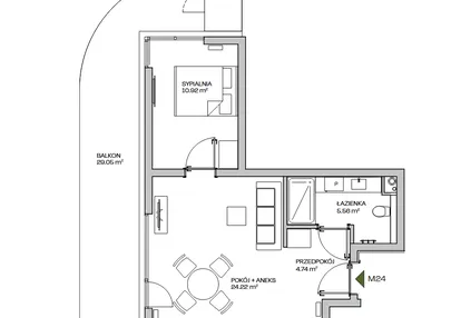 Mieszkanie w inwestycji: Zielona Marina - Apartamenty inwestycyjne