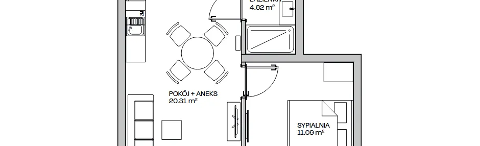 Mieszkanie w inwestycji: Zielona Marina - Apartamenty inwestycyjne