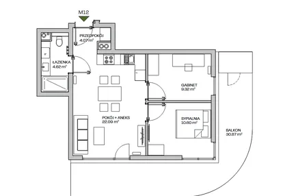 Mieszkanie w inwestycji: Zielona Marina - Apartamenty inwestycyjne