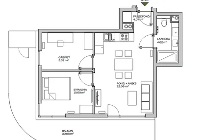 Mieszkanie w inwestycji: Zielona Marina - Apartamenty inwestycyjne