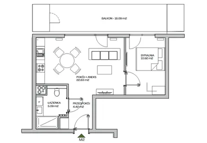 Mieszkanie w inwestycji: Zielona Marina - Apartamenty inwestycyjne