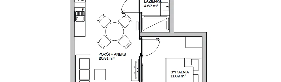 Mieszkanie w inwestycji: Zielona Marina - Apartamenty inwestycyjne