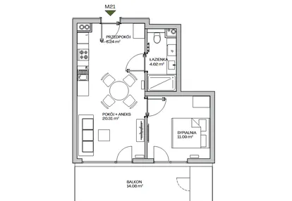 Mieszkanie w inwestycji: Zielona Marina - Apartamenty inwestycyjne