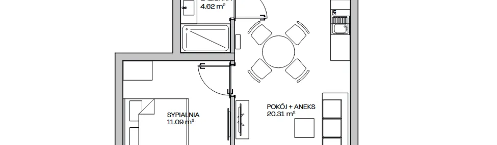 Mieszkanie w inwestycji: Zielona Marina - Apartamenty inwestycyjne