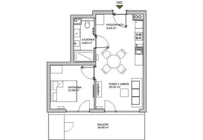 Mieszkanie w inwestycji: Zielona Marina - Apartamenty inwestycyjne