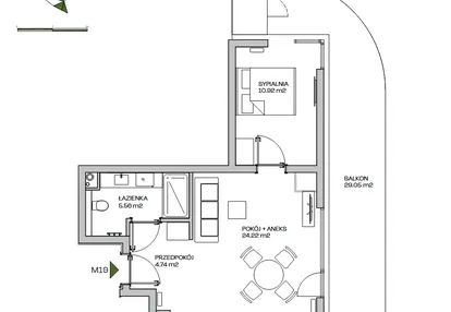 Mieszkanie w inwestycji: Zielona Marina - Apartamenty inwestycyjne