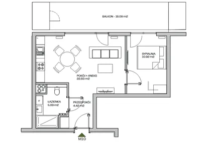 Mieszkanie w inwestycji: Zielona Marina - Apartamenty inwestycyjne