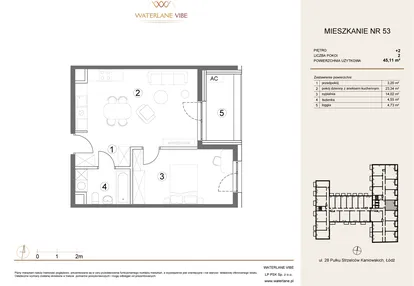Mieszkanie w inwestycji: Waterlane Vibe