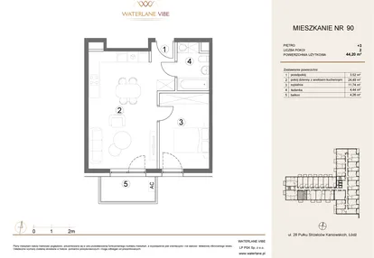 Mieszkanie w inwestycji: Waterlane Vibe