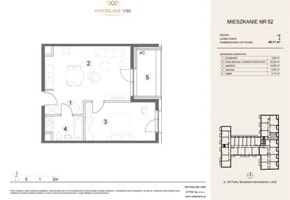 Mieszkanie w inwestycji: Waterlane Vibe