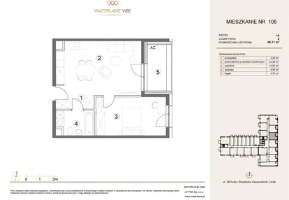 Mieszkanie w inwestycji: Waterlane Vibe