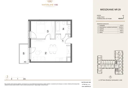 Mieszkanie w inwestycji: Waterlane Vibe
