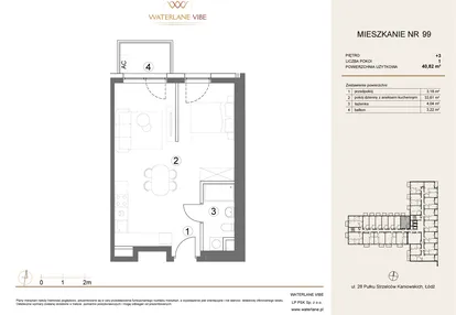 Mieszkanie w inwestycji: Waterlane Vibe
