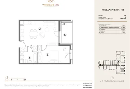 Mieszkanie w inwestycji: Waterlane Vibe