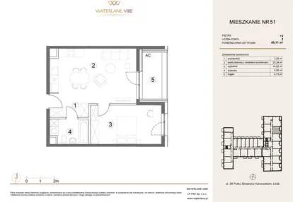 Mieszkanie w inwestycji: Waterlane Vibe