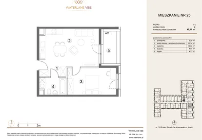Mieszkanie w inwestycji: Waterlane Vibe