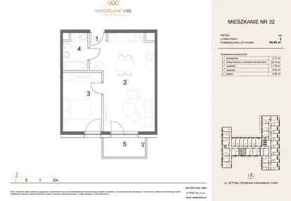 Mieszkanie w inwestycji: Waterlane Vibe