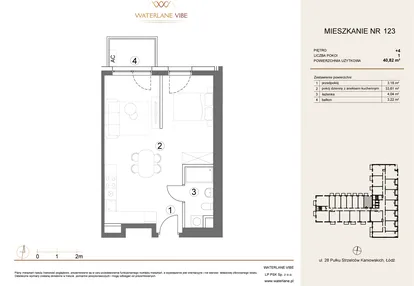 Mieszkanie w inwestycji: Waterlane Vibe