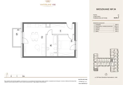 Mieszkanie w inwestycji: Waterlane Vibe