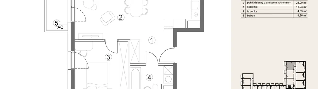 Mieszkanie w inwestycji: Waterlane Vibe