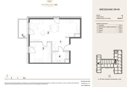 Mieszkanie w inwestycji: Waterlane Vibe