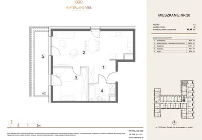 Mieszkanie w inwestycji: Waterlane Vibe