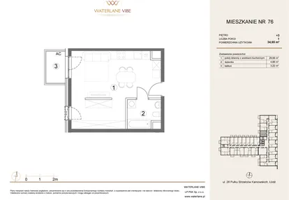 Mieszkanie w inwestycji: Waterlane Vibe