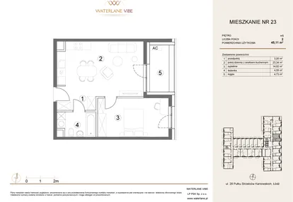 Mieszkanie w inwestycji: Waterlane Vibe