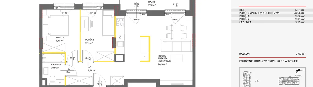 Mieszkanie w inwestycji: Piastova Osada