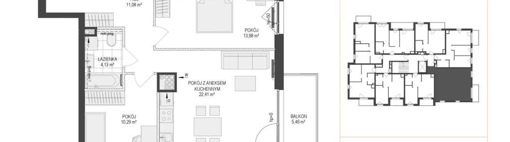 Mieszkanie w inwestycji: Osiedle Warszawska etap II