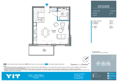 Mieszkanie w inwestycji: Talarowa Park II
