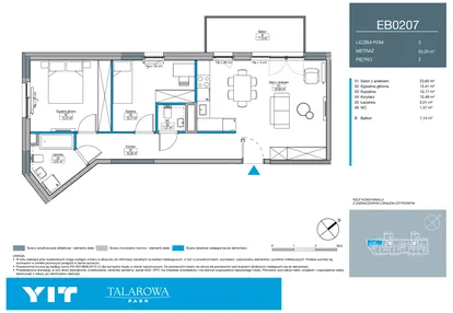 Mieszkanie w inwestycji: Talarowa Park II