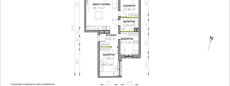 Mieszkanie w inwestycji: Przy Parku Vita