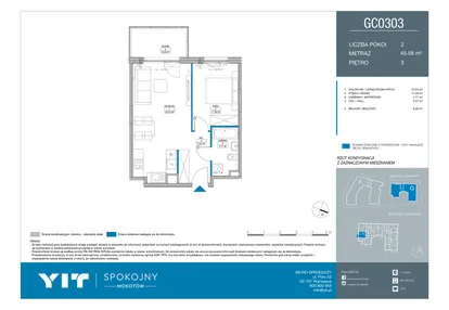 Mieszkanie w inwestycji: Spokojny Mokotów etap II
