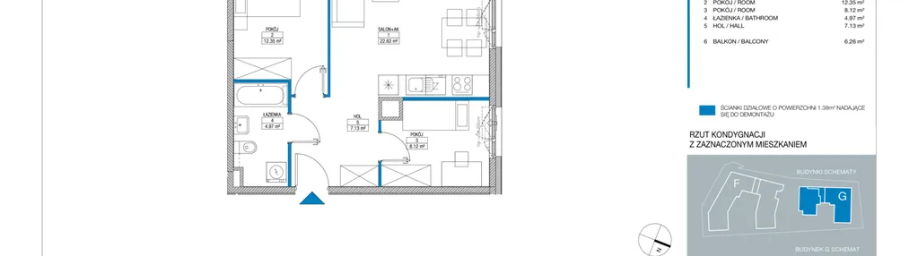 Mieszkanie w inwestycji: Spokojny Mokotów etap II