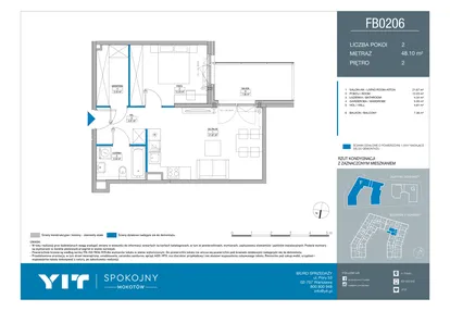 Mieszkanie w inwestycji: Spokojny Mokotów etap II