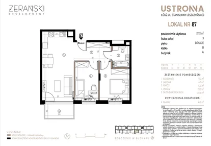 Mieszkanie w inwestycji: Ustronna
