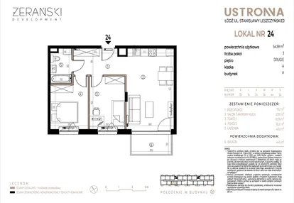 Mieszkanie w inwestycji: Ustronna