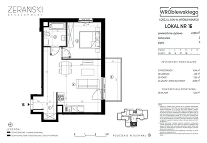 Mieszkanie w inwestycji: Wróblewskiego