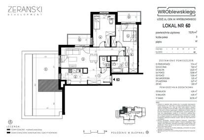 Mieszkanie w inwestycji: Wróblewskiego