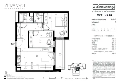 Mieszkanie w inwestycji: Wróblewskiego