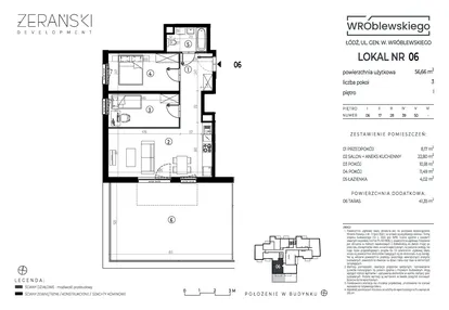 Mieszkanie w inwestycji: Wróblewskiego