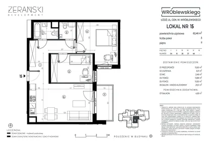 Mieszkanie w inwestycji: Wróblewskiego