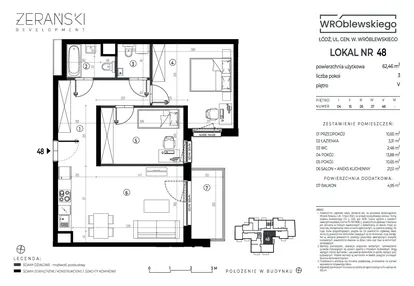 Mieszkanie w inwestycji: Wróblewskiego