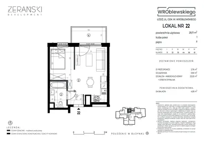 Mieszkanie w inwestycji: Wróblewskiego