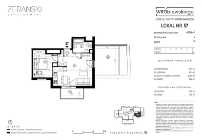 Mieszkanie w inwestycji: Wróblewskiego